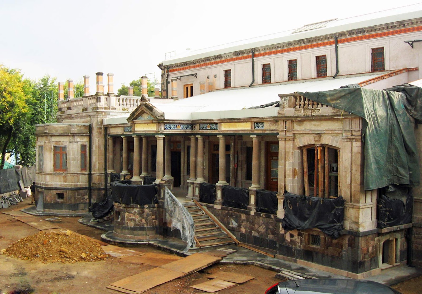 Proceso de restauración Casa Rivas Mercado